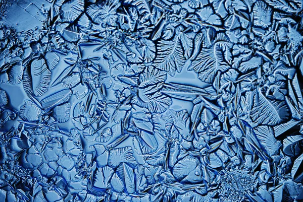 Buz arka plan mikroskobik — Stok fotoğraf