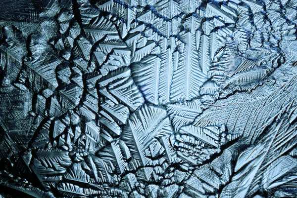 Contexto de gelo microscópico — Fotografia de Stock