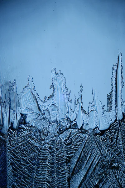 Fond de glace microscopique — Photo