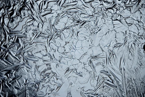 Sfondo di ghiaccio microscopico — Foto Stock