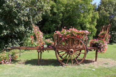 Cart for agricultural clipart