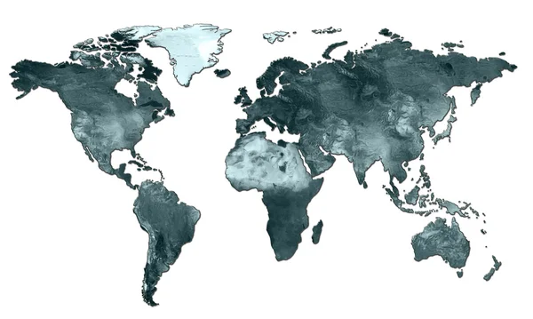 Mapa do mundo — Fotografia de Stock