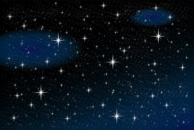 Starry night clipart