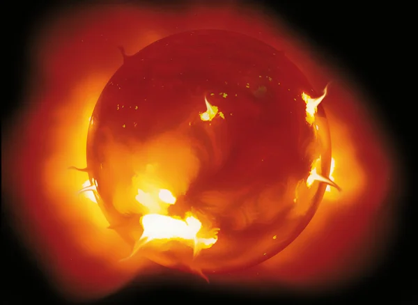 太阳耀斑 — 图库照片