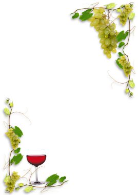 Wine list clipart