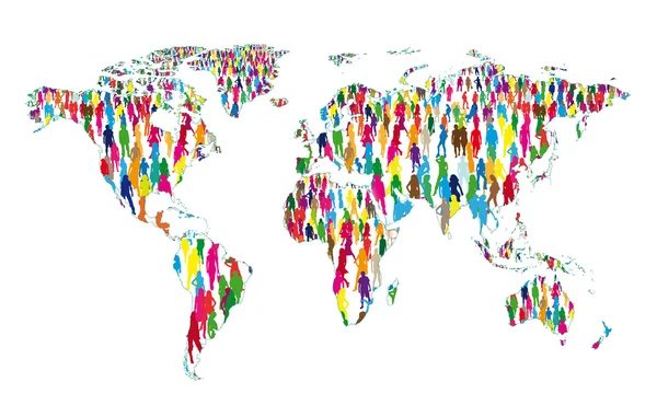 Weltbevölkerung — Stockfoto