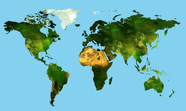 Mapa mundo — Fotografia de Stock