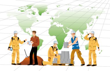 Building Workers clipart