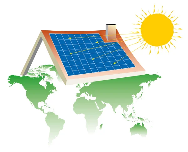 Сонячна енергія — стоковий вектор