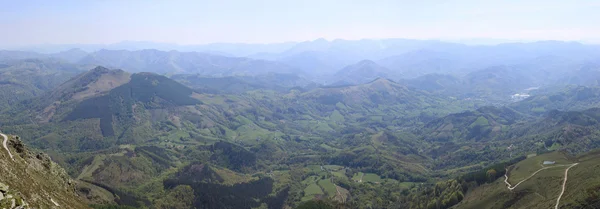 stock image Aerial view of mountains