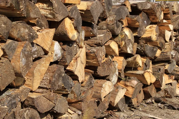 Dřevěné kulatiny — Stock fotografie