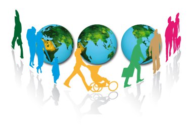 Trade in the world clipart