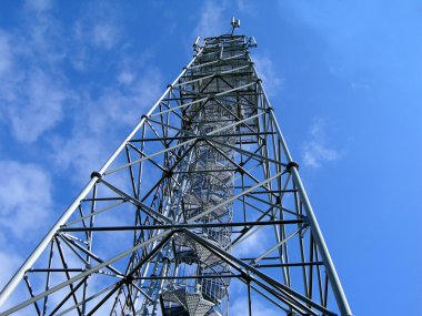 New broadcast tower clipart