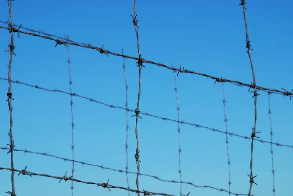 stock image Barbed fence