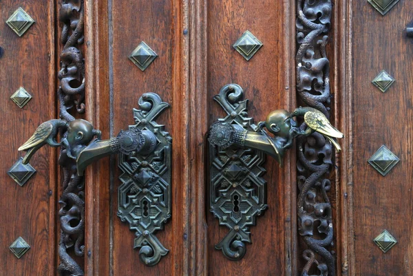 Oude deurkrukken — Stockfoto