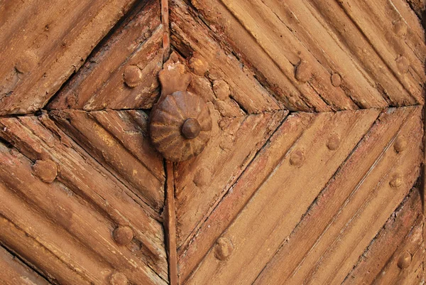 Detalhe da porta velha — Fotografia de Stock