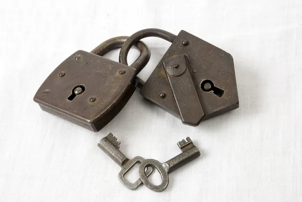 Two padlocks — Stock Photo, Image