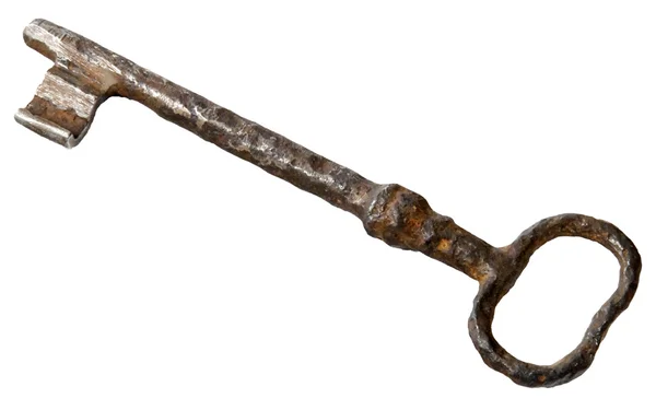 Oude roestige sleutel — Stockfoto