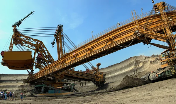 stock image Coal digger in action