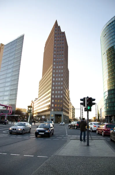 stock image Potsdamer platz skyscrapers berlin