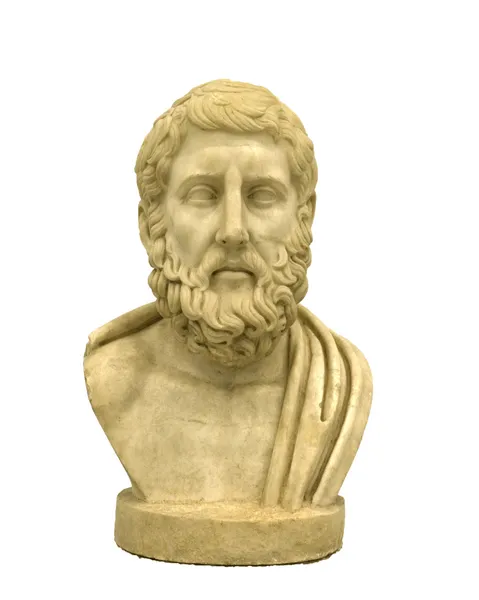 Philosopher, Bust of Greek philosopher — Stock Photo, Image