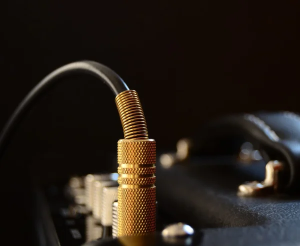 Elektrická kytara kabel Stock Fotografie