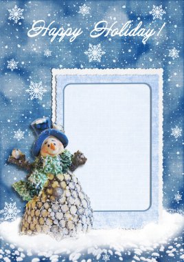 Holiday's greeting card clipart