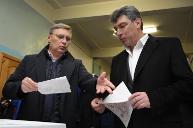 Mihail kasyanov ve boris nemtsov