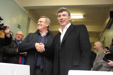 Mihail kasyanov ve boris nemtsov