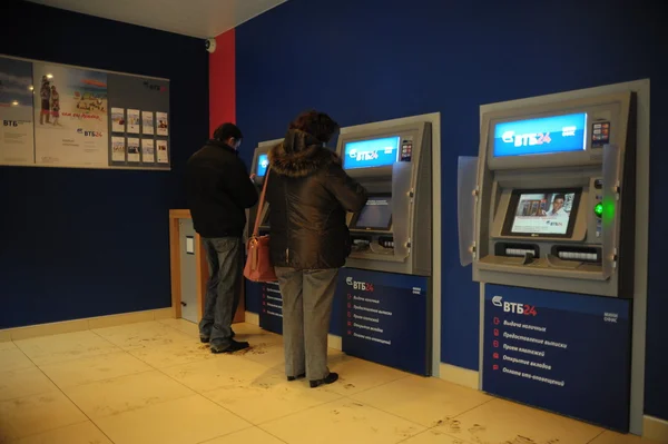 Automated teller machine Vtb 24 — Stockfoto