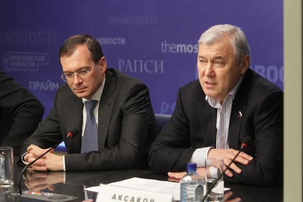 Michail Soechov en anatoly aksakov — Stockfoto