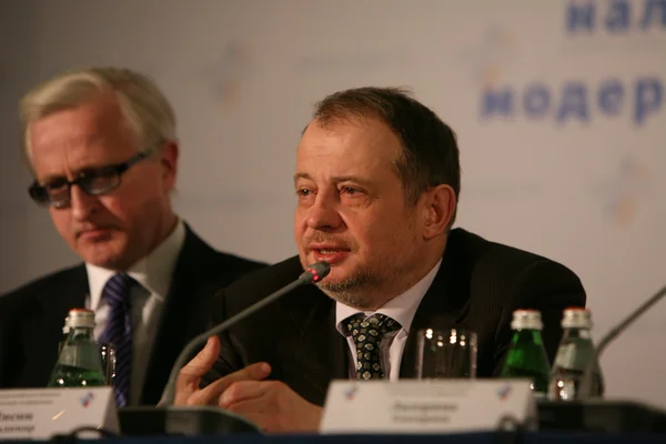 Vladimir Lisin and Alexander Shokhin — Stock Photo, Image