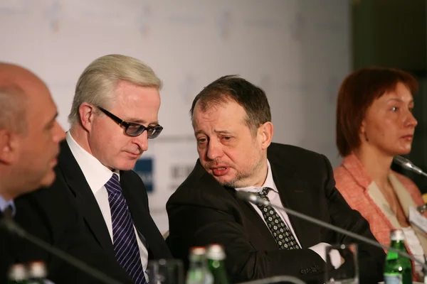 Vladimir Lisin és Alexander Shokhin — Stock Fotó