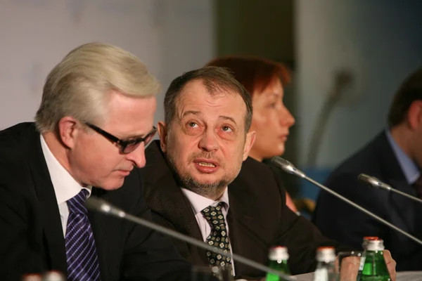 Vladimir Lisin és Alexander Shokhin — Stock Fotó