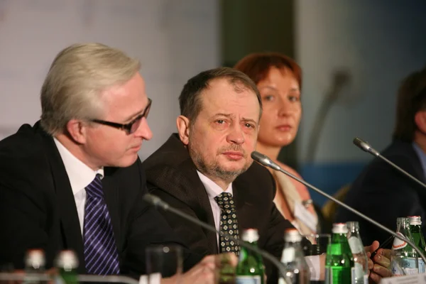 Vladimir Lisin and Aleksander Shokhin — Stock Photo, Image
