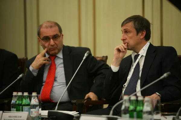 Garegin Tosunyan og Vladimir Milovidov – stockfoto