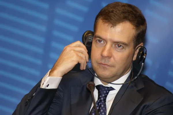 Dmitri Medwedew, Präsident Russlands Stockfoto