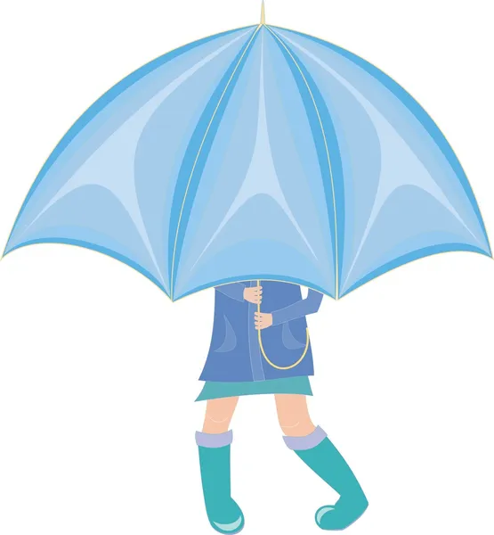 Nici pod parasolem — Wektor stockowy
