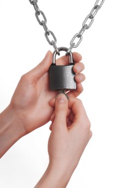 Open the lock clipart