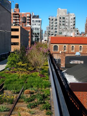 The High Line Park in New York City clipart