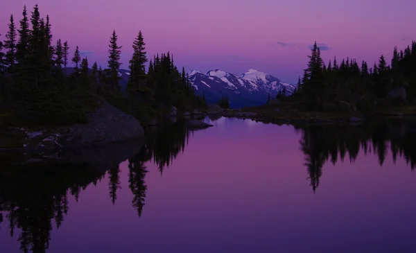 stock image Mountain sunset