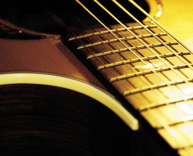 Guitar close-up clipart