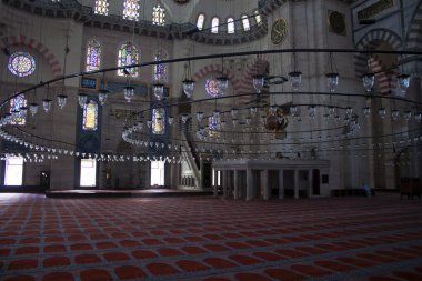 Süleyman Camii 'nin içi