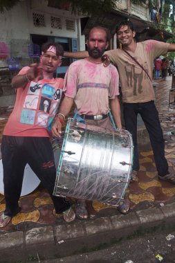 insanlar ganesha festival kutlamak