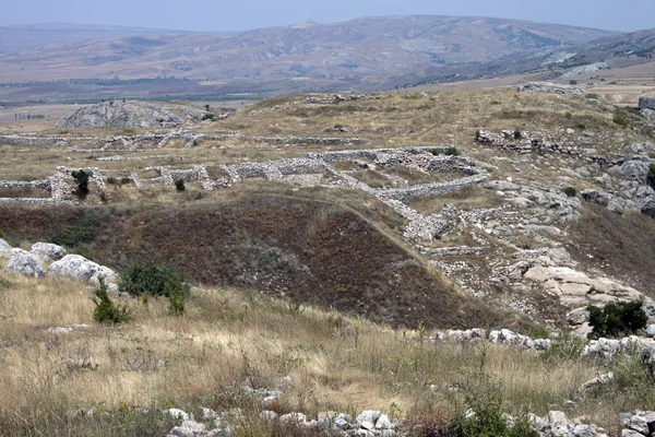 Ruínas da antiga capital hitita Hattusa — Fotografia de Stock