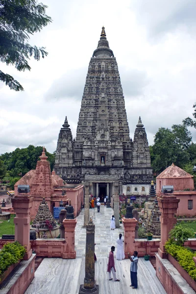 Bodhgaya mahabodhi Tapınağı — Stok fotoğraf