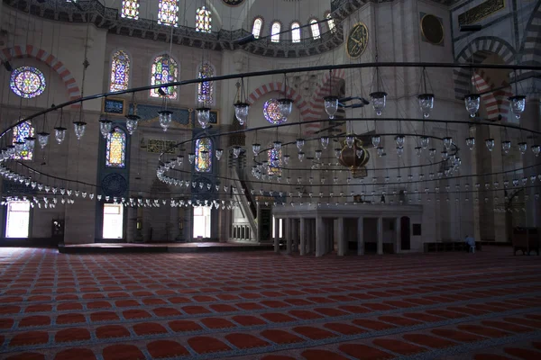 stock image Interior of Suleymaniye Mosque