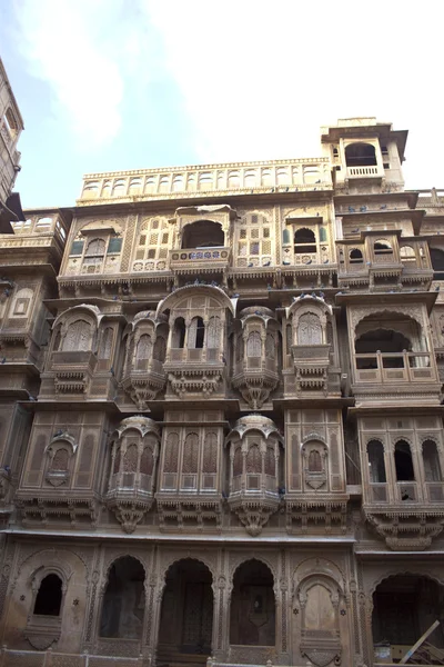 Ornate facade of Haveli — Stock Photo, Image