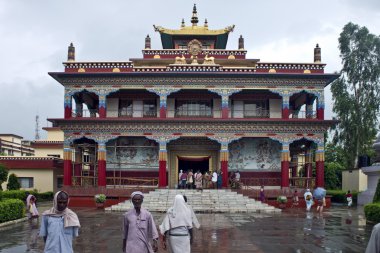 Monastery in Bodhgaya clipart