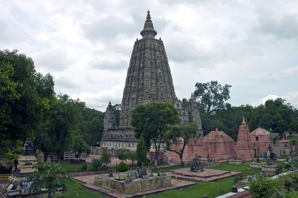 Templo de Mahabodhi em Bodhgaya — Fotografia de Stock